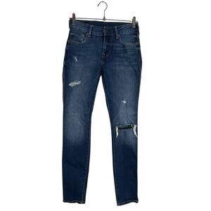 True Religion Jennie Curvy Skinny Jeans Women’s 26 (26x29) Distressed